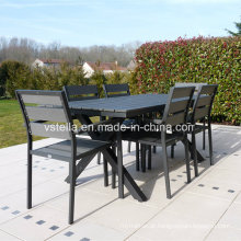 Outdoor Gardne Pátio Alumínio Cadeira de jantar